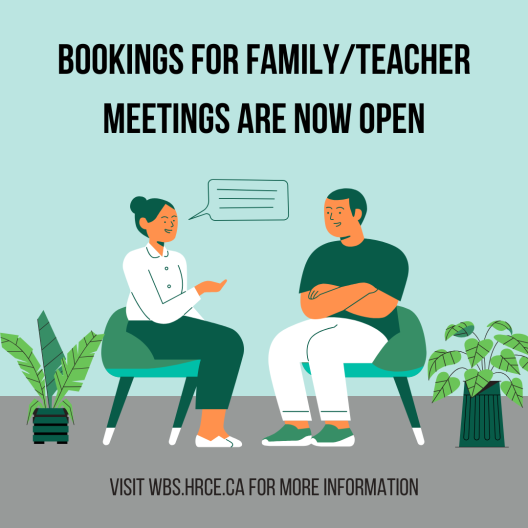 Bookings for Family/Teacher Meetings are now open