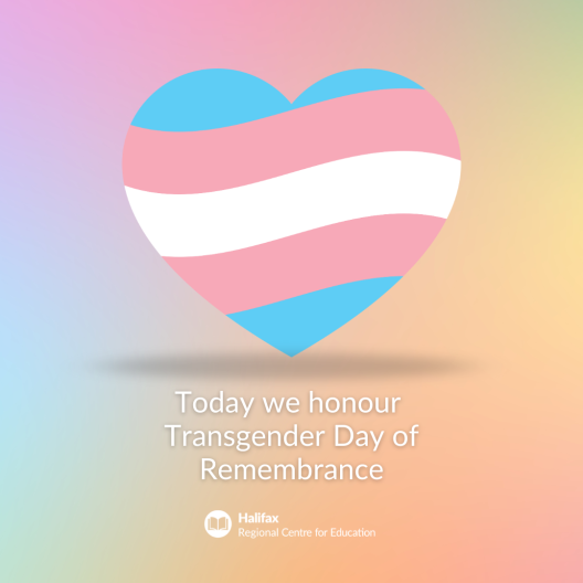 Today we honour Transgender Day of Remembrance