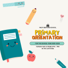 Primary orientation May 6 from 6pm-7pm in the cafeteria